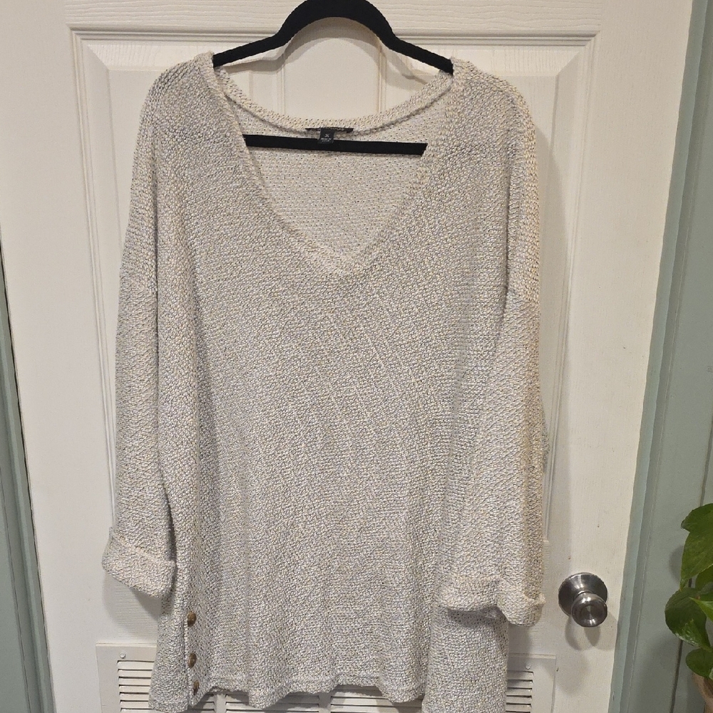 Cozy Cream Knit Women's Top